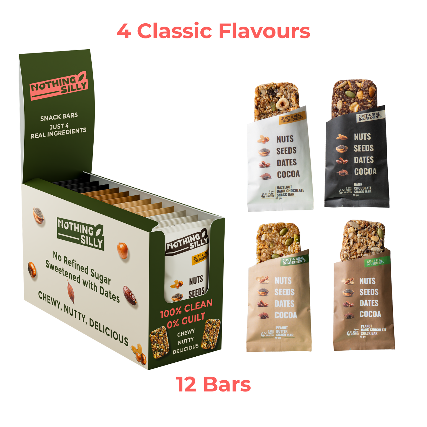 Variety Box - Pack of 12 (4 Classic Flavours)