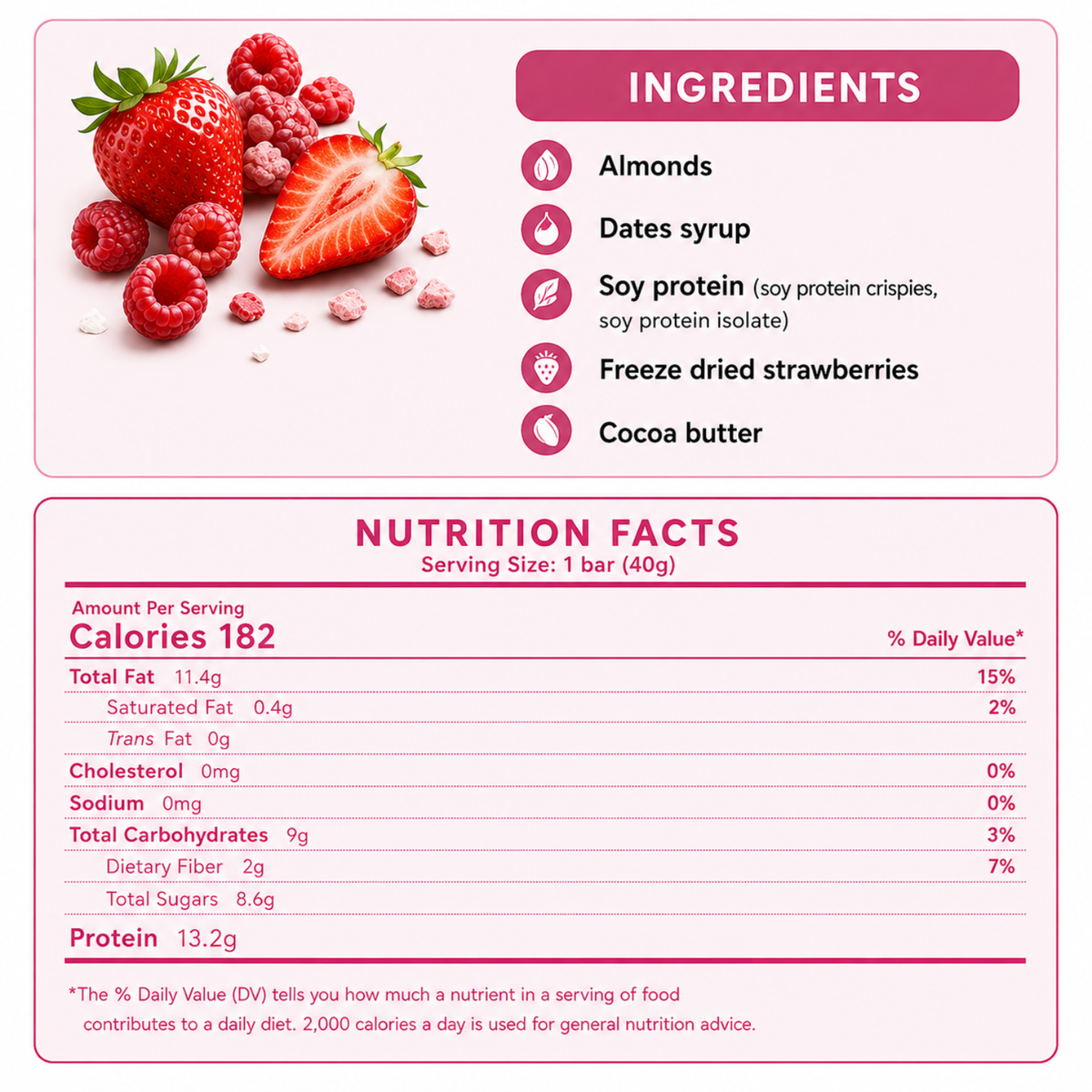 Nothing Silly Berry Protein Bar