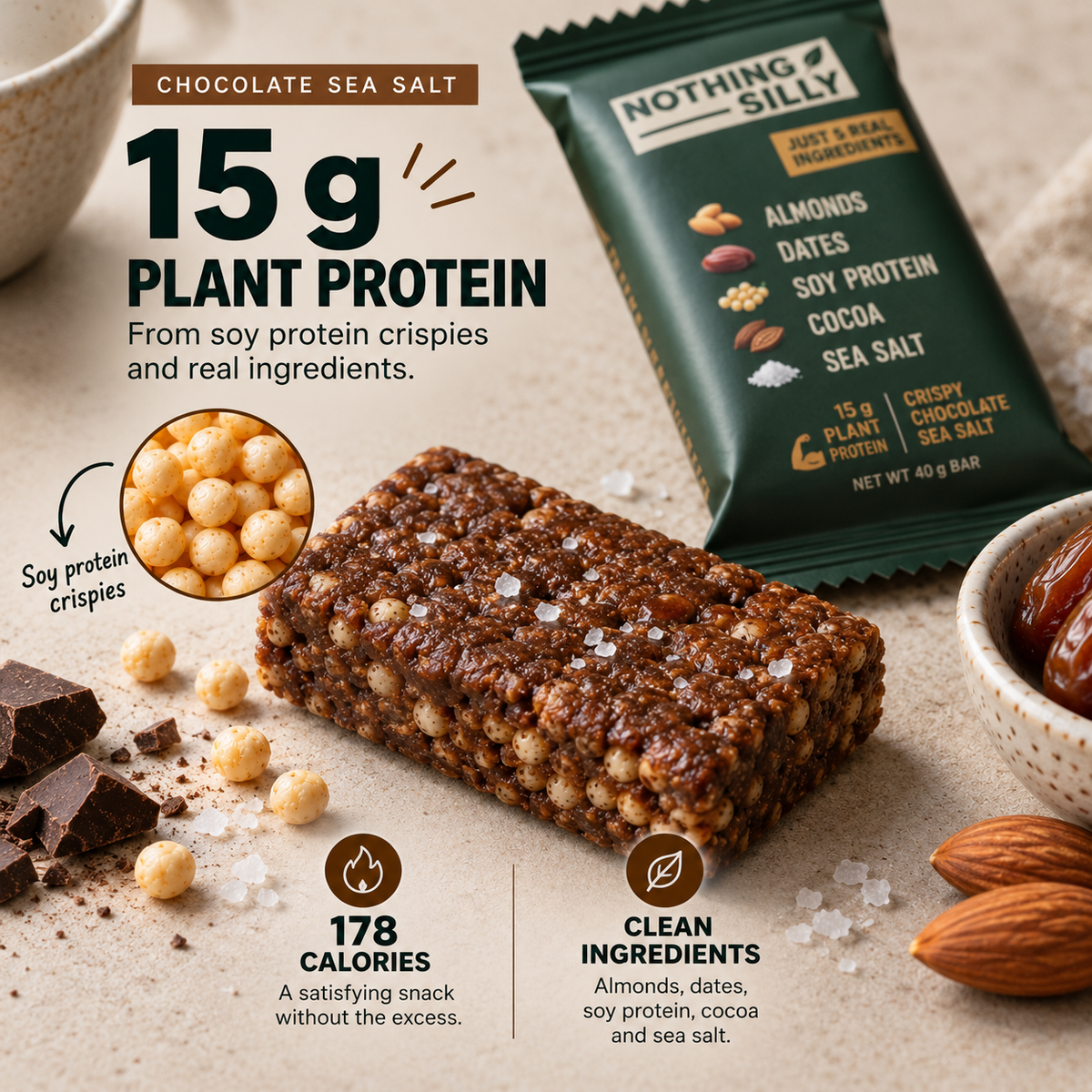 Nothing Silly Chocolate Protein Bar