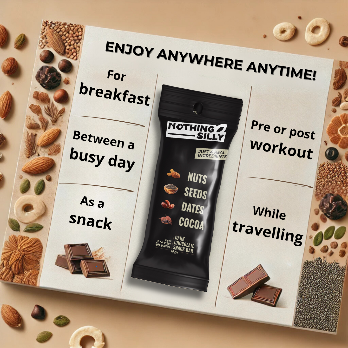 When to eat Nothing Silly snack bars