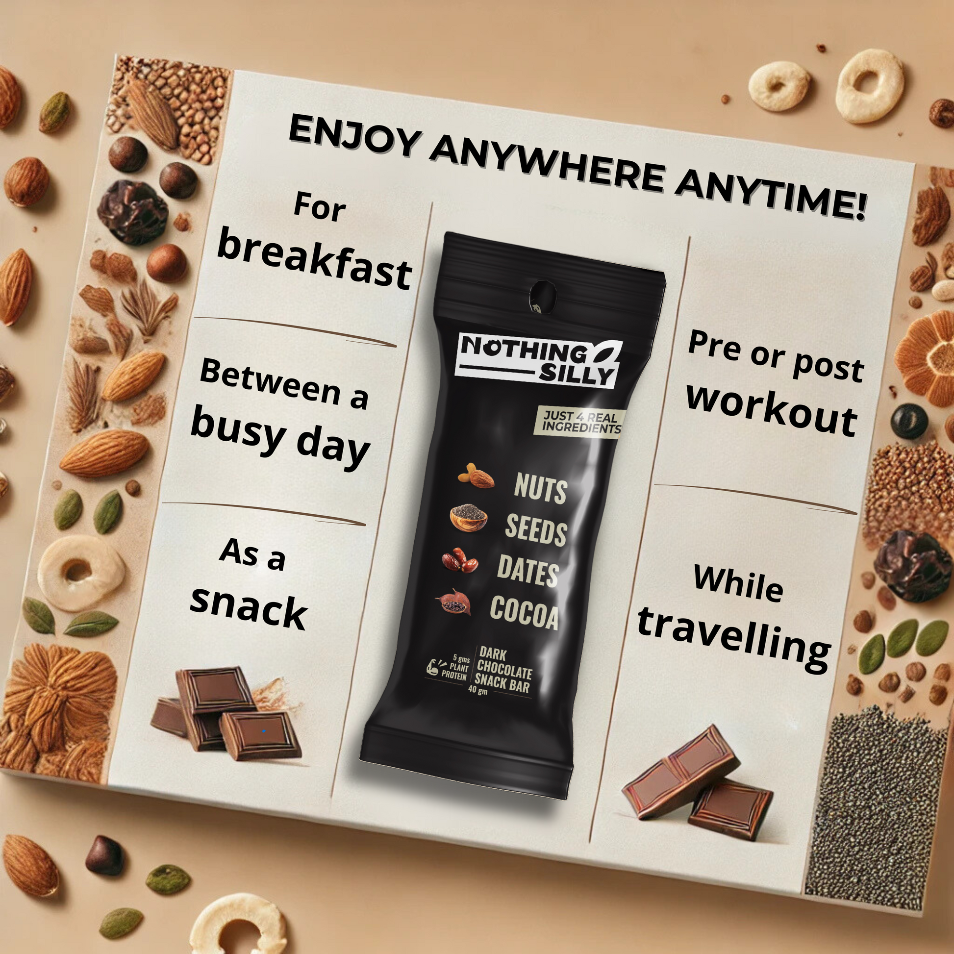 When to eat Nothing Silly snack bars